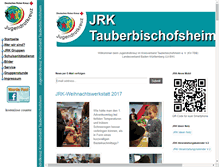 Tablet Screenshot of jrk.drk-tbb.de